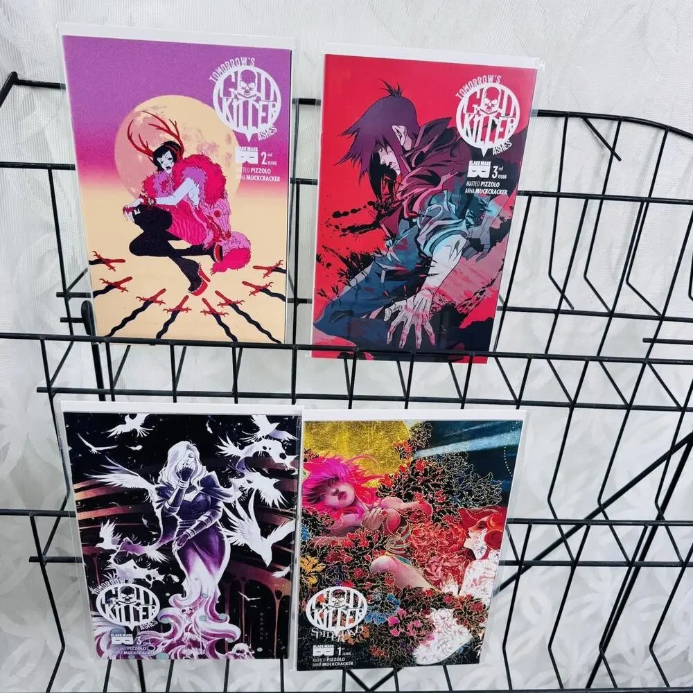godkiller Spiderland 1 & Tomorrows Ashes 2-3 Lot Black Mask‎ Men Chang Variant